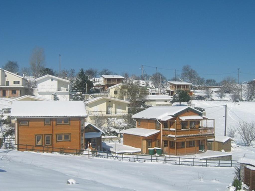 Zeus-Village Οικισμός Φινλανδικών Chalet Με Πισίνες & Γυμναστήριο Molos  Buitenkant foto
